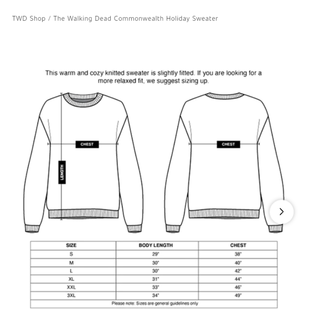 The Walking Dead Commonwealth Holiday Sweater - Picture 7 of 8